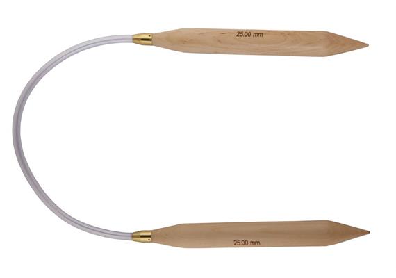 KnitPro Basix Beech Rundstricknadeln 150cm 15.0
