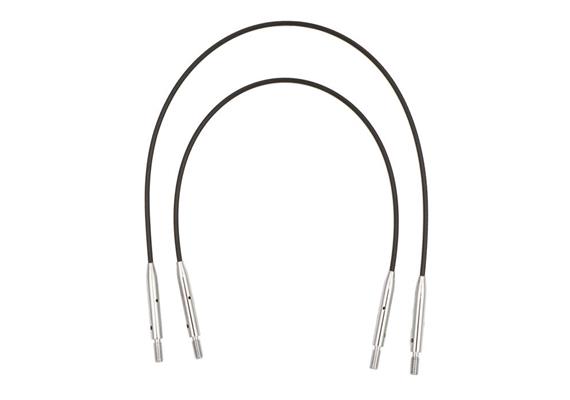 KnitPro Denim-Set Seile blau nicht drehb. Seile 13cm + 17cm, blau