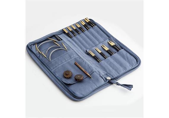 KnitPro Etui für Spitzen + Seile (ohne Inhalt), Ajrak-Muster
