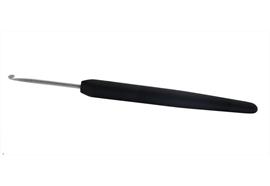 KnitPro Häkli Stahl, Softgriff schwarz 0.5