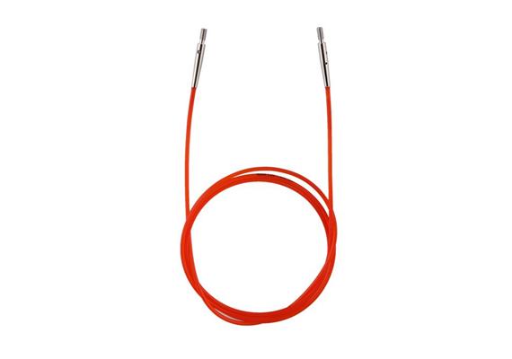 KnitPro Nylon-Seil fest 100cm rot