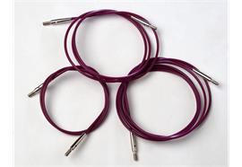 KnitPro Nylon-Seil fest, 150cm, lila, für Rundstricknadeln
