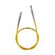 KnitPro Nylon-Seil fest 40cm gelb