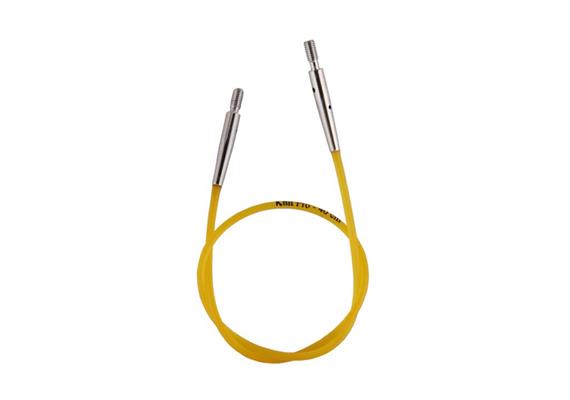 KnitPro Nylon-Seil fest 40cm gelb