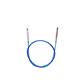 KnitPro Nylon-Seil fest 50cm blau