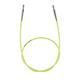 KnitPro Nylon-Seil fest, 60cm, neon grün, für Rundstricknadeln
