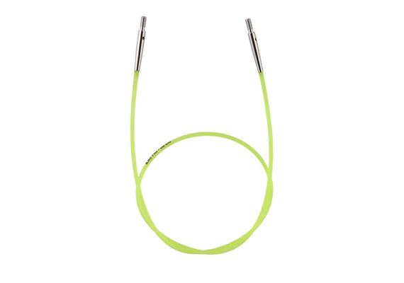 KnitPro Nylon-Seil fest 60cm neongrün