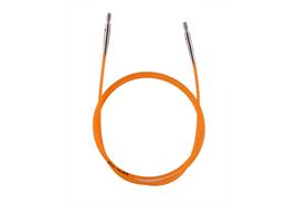 KnitPro Nylon-Seil fest 80cm orange
