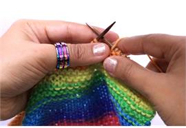 KnitPro Reihenzähler-Ring bunt Grösse 10