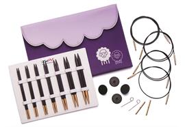 KnitPro Rundstricknadelspitzen Deluxe-Set J'adore Cubics
