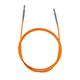 KnitPro Seil für Rundstricknadeln 80cm orange