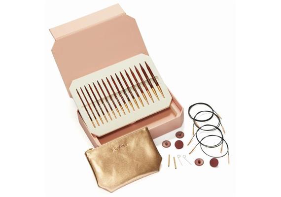 KnitPro Symfonie Rose Geschenk-Set Deluxe Nadelspitzen