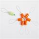 KnitPro ZOONI Maschenmarkierer Orange Lily